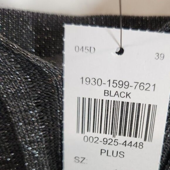 NWT Almost Famous Ribbed Bodycon Dress in Black Size 3X - Picture 7 of 8